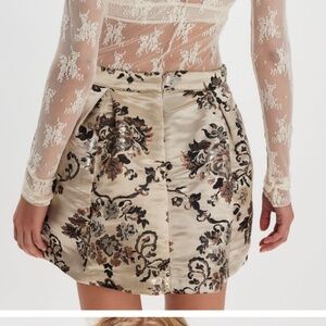 New! Free people bubble high rise skirt